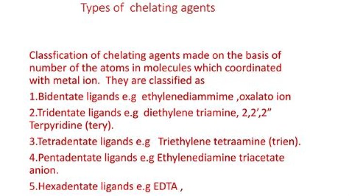 Are chelating agents safe?