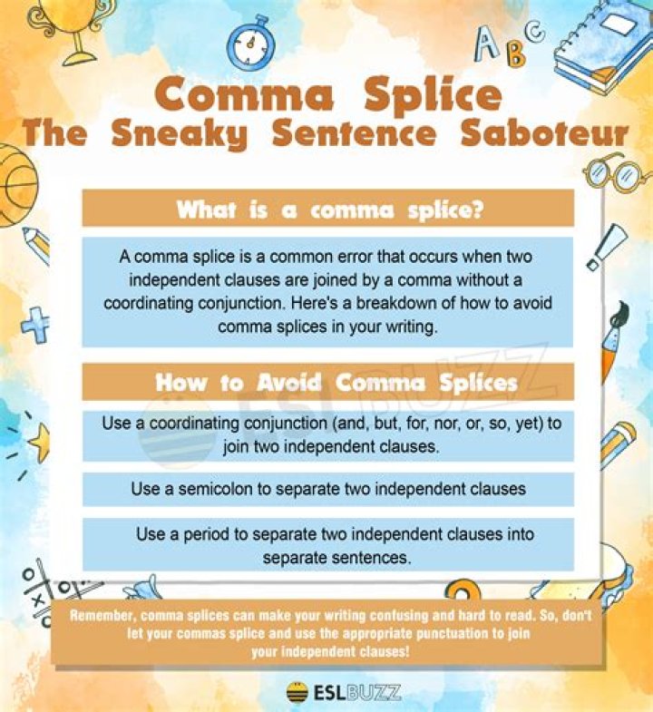 Are comma splices always wrong?