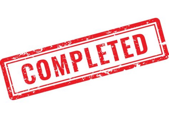 Are completed or have completed?