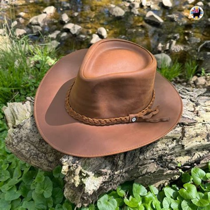 Are cowboy hats leather?