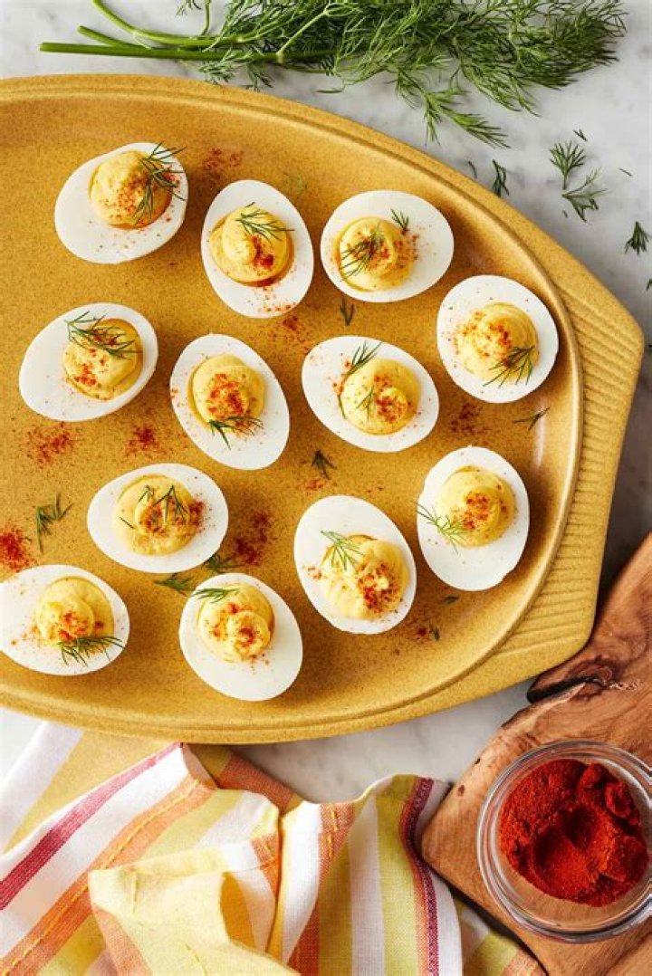 Are deviled eggs soft boiled?