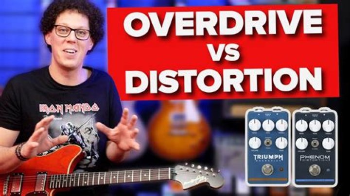 Are distortion and overdrive the same thing?