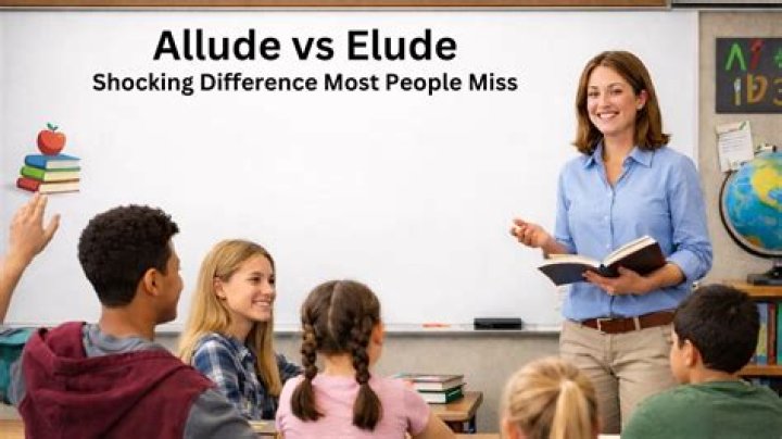 Are elude and allude difference?