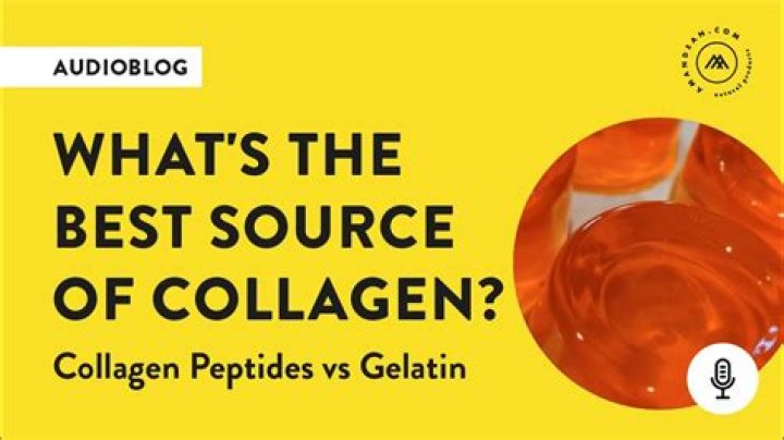 Are gelatin and collagen the same?