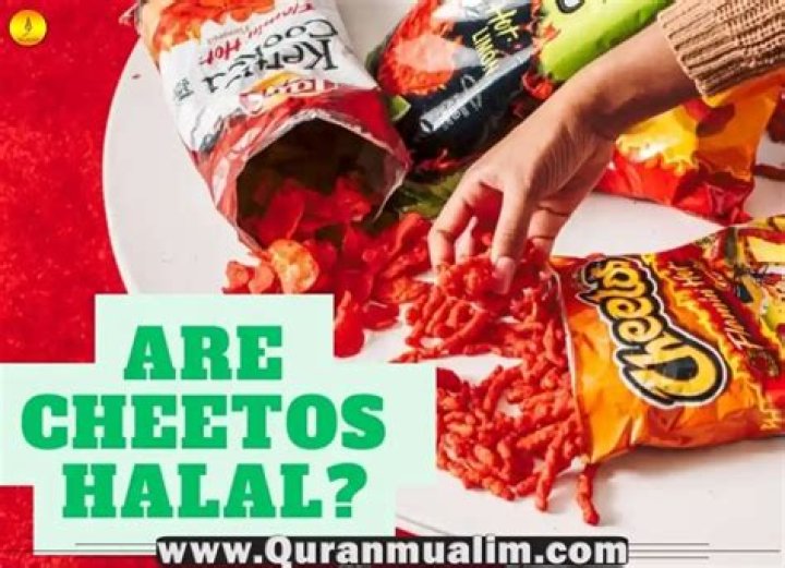 Are hot cheetos halal?