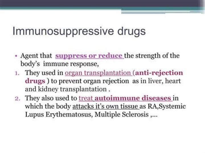 Are immunosuppressive drugs expensive?