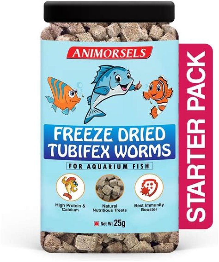 Are live tubifex worms good for fish?