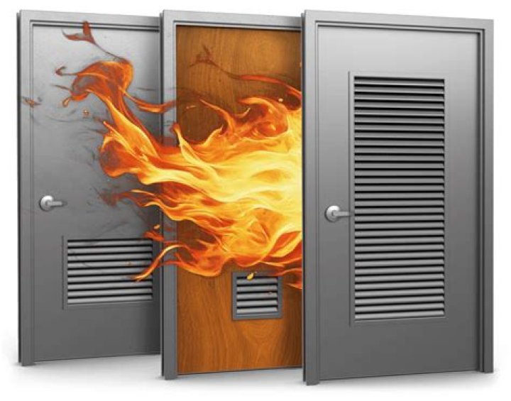 Are louver door fire rated?