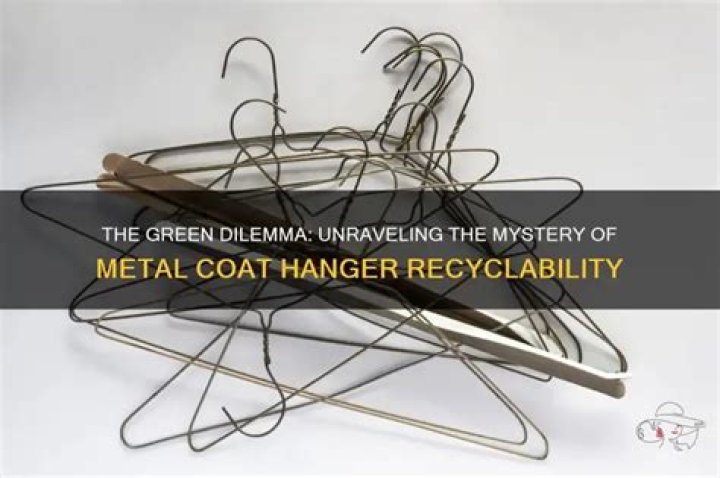 Are metal coat hangers recyclable?