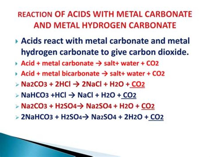 Are metal hydrogen carbonate?