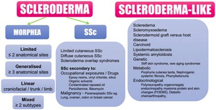 Are morphea and scleroderma the same?