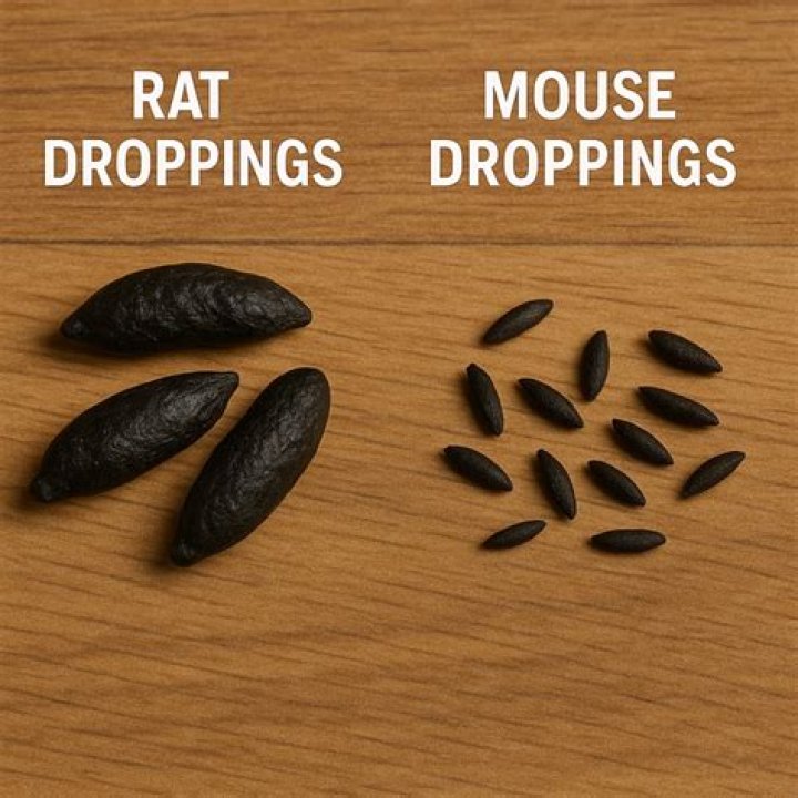 Are mouse droppings brown?