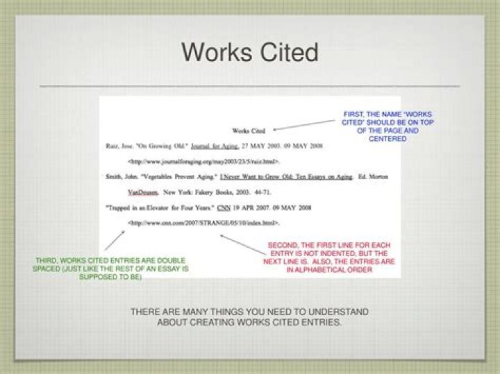 Are numbers before letters in works cited?