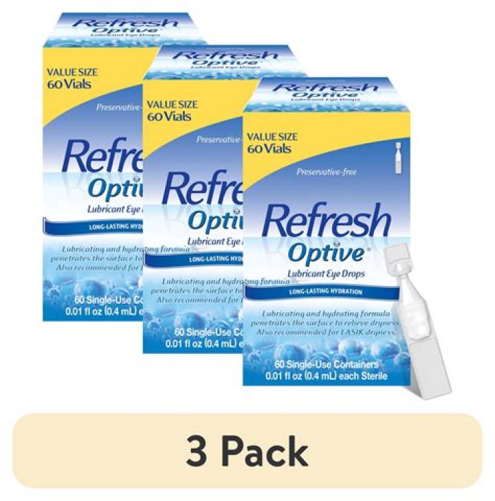 Are optive eye drops preservative free?