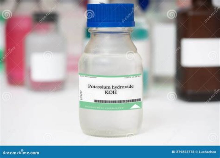Are potassium hydroxide solution?