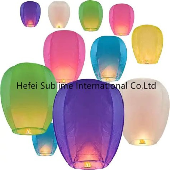 Are sky lanterns biodegradable?