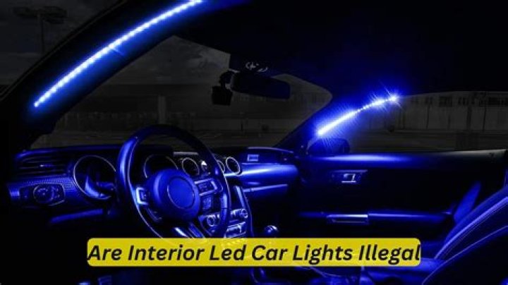 Are underneath car lights legal?