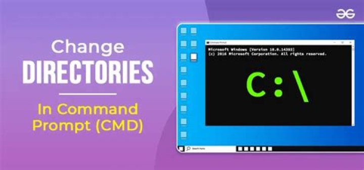 At command prompt change directory?