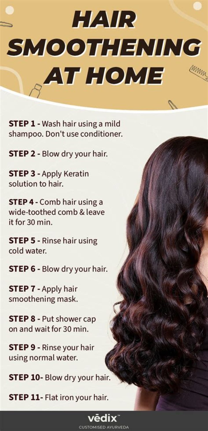 At home hair smoothening?