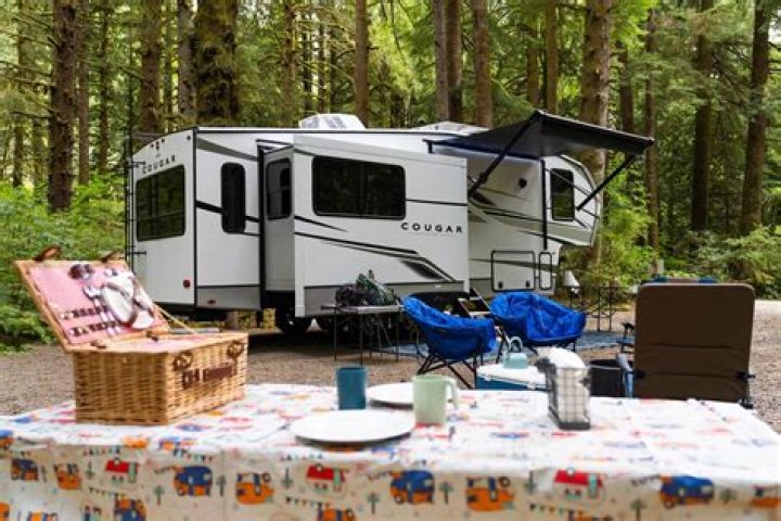 At the campsite meaning?