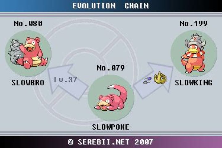 At what level does slowpoke evolve?