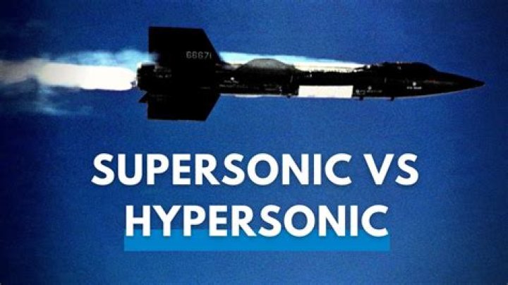 At what speed is hypersonic?