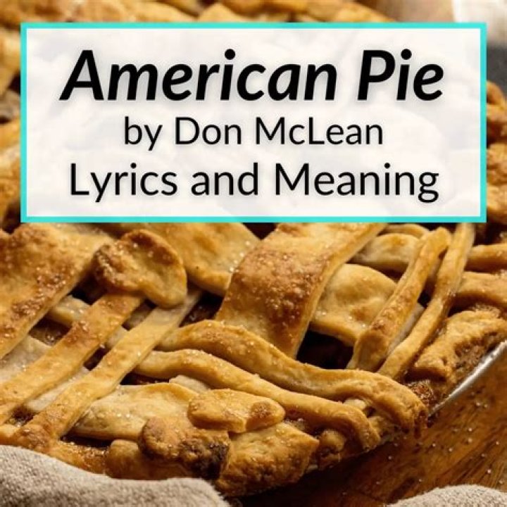 By by american pie song?