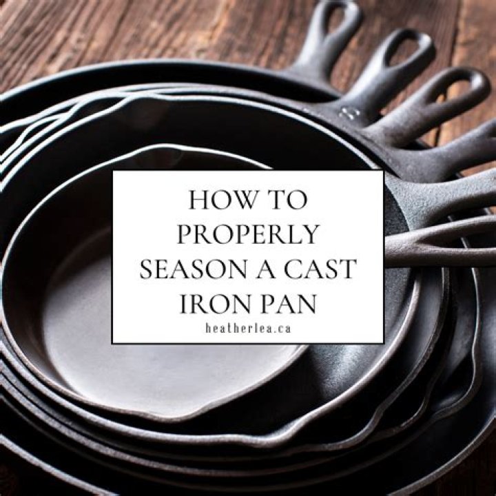 By cast iron pan?