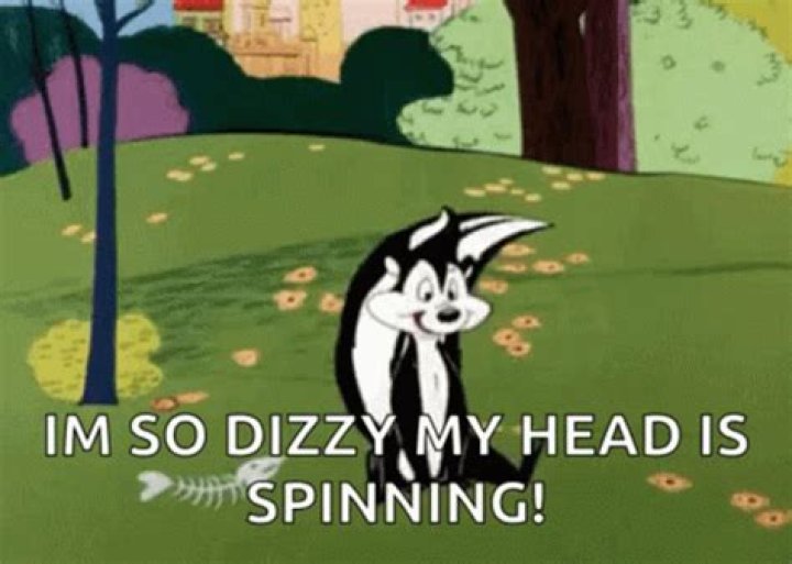 By my head is spinning?