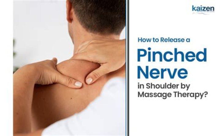Can a pinched nerve be massaged out?