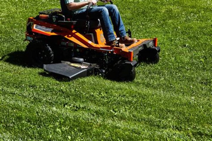 Can a riding lawn mower flip over?