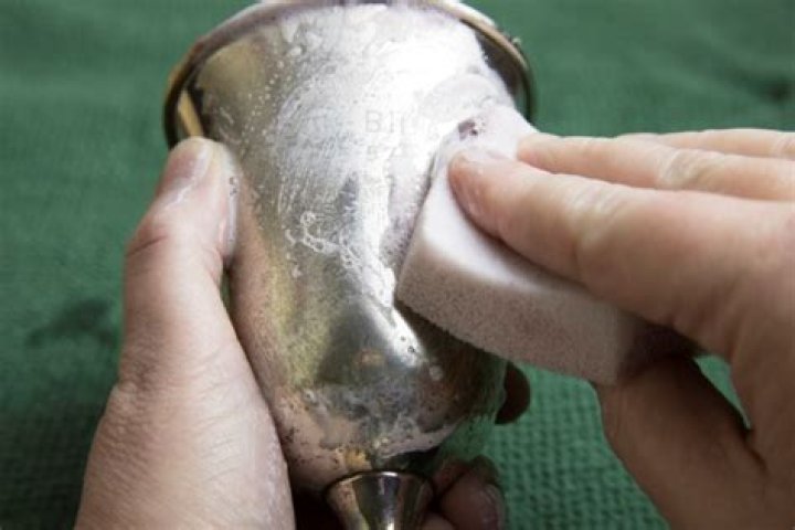 Can blackened silver be cleaned?