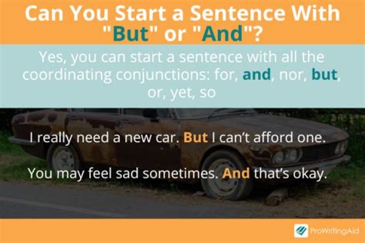 Can but used beginning sentence?