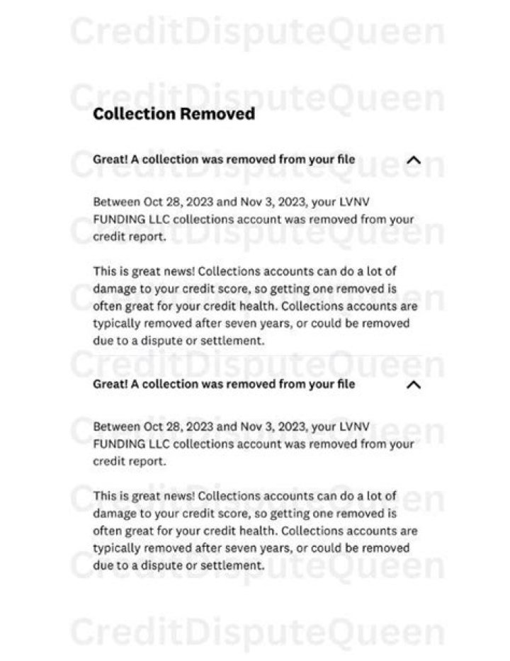 Can collections be removed from credit report?