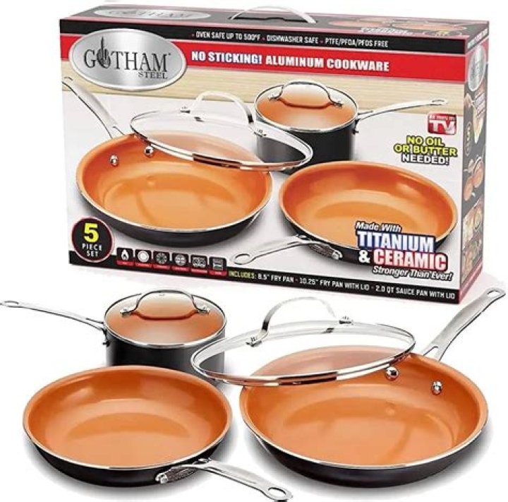 Can gotham steel pans go in the oven?