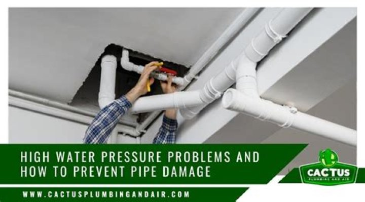 Can high water pressure cause pipes to leak?