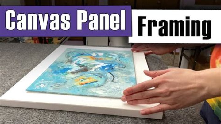 Can i frame an unstretched canvas?