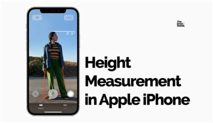 Can iphone x measure height?