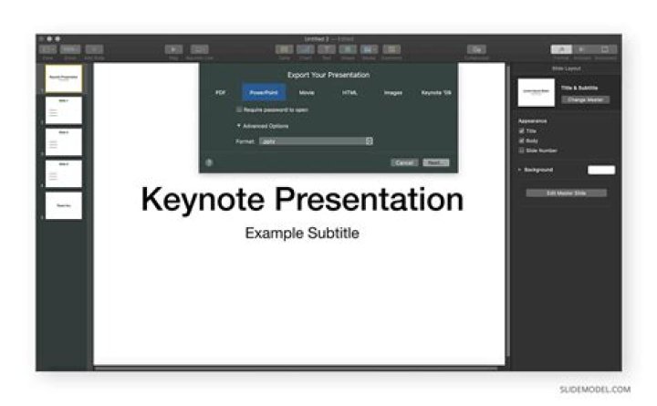 Can keynote save as pptx?