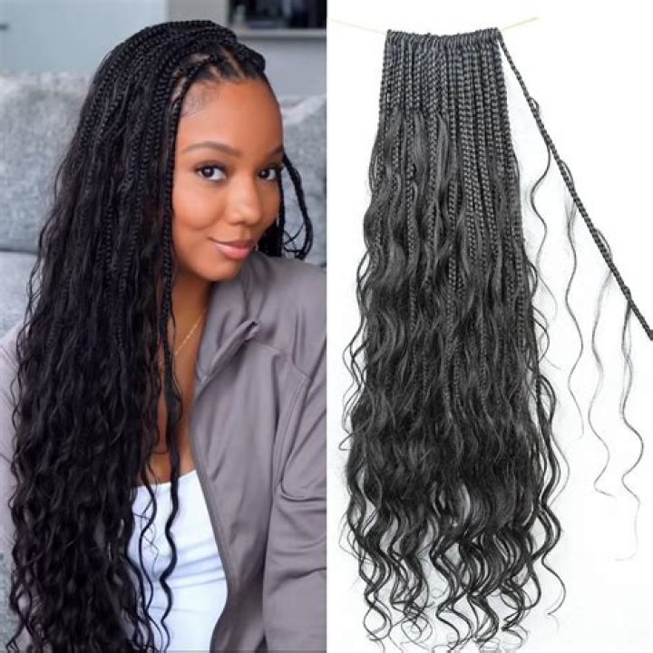 Can knotless braids be done with human hair?