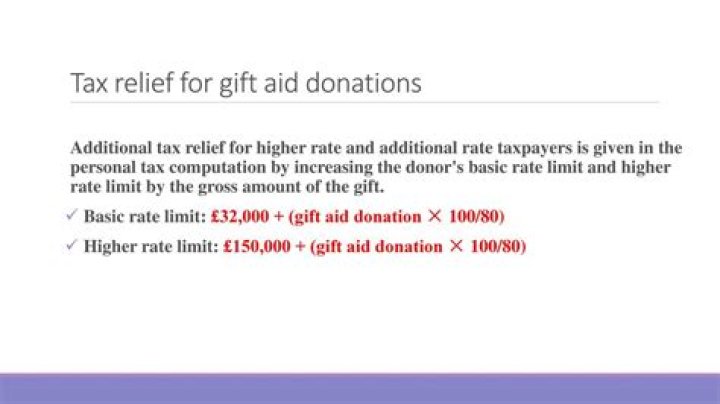 Can non taxpayers gift aid?