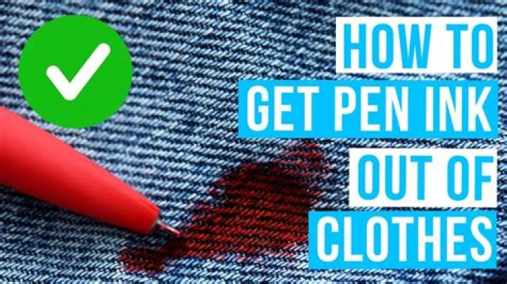 Can pen ink come out of clothes?