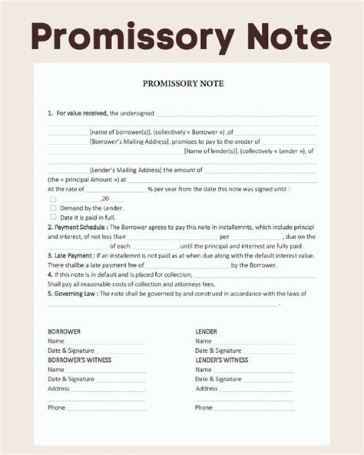 Can promissory note be endorsed?