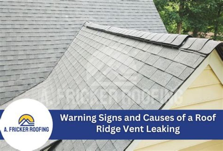 Can ridge vents leak?