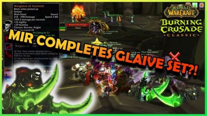 Can rogues use warglaives?