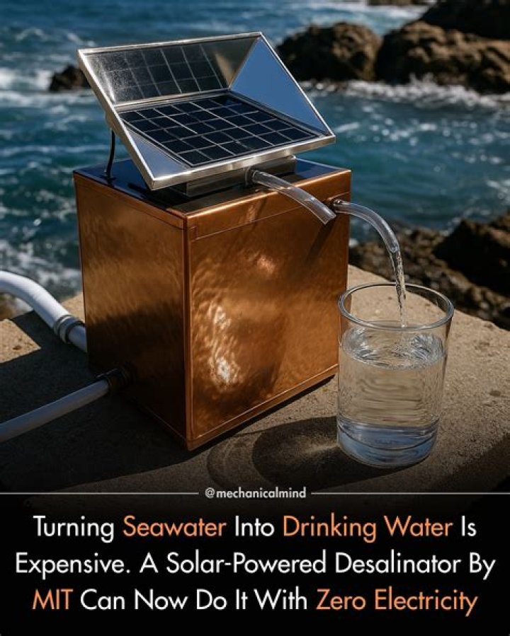 Can seawater be made into drinking water?