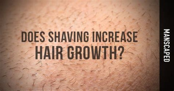Can shaving increase hair growth?