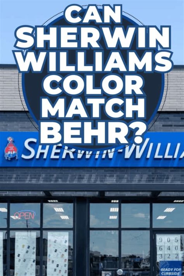 Can sherwin williams match hale navy?