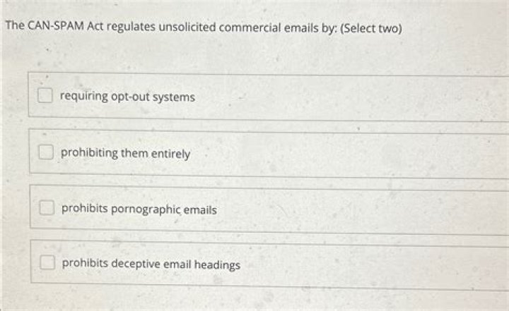 Can spam unsolicited email?