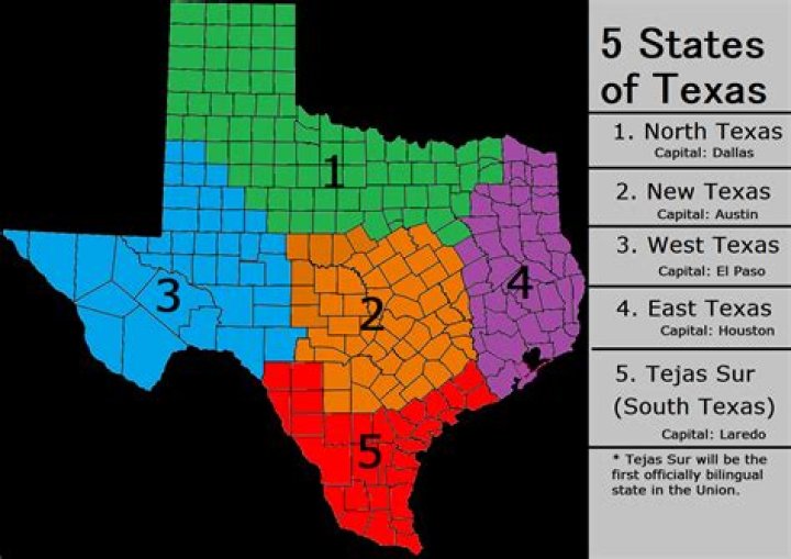 Can texas divide into five states?